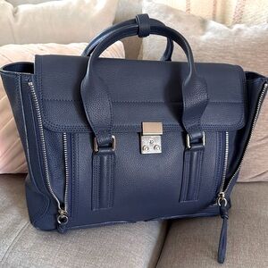 3.1 Phillip Lim Navy Shoulder Bag